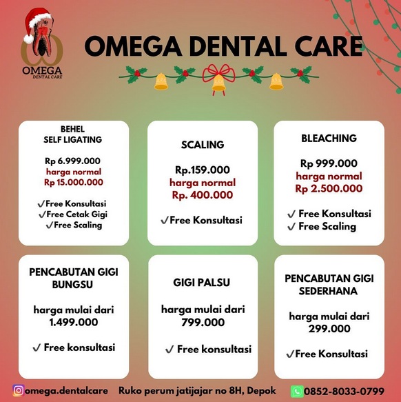promo perawatan gigi omega dental care